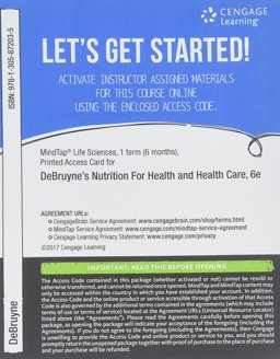 MindTap Nutrition, 1 Term (6 Months) Printed Access Card for Debruyne/Pinna's Nutrition for Health and Health Care, 6th