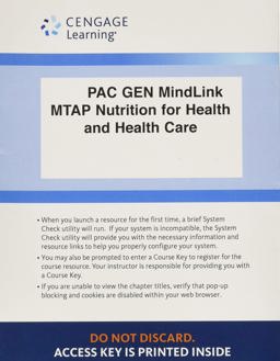 MindLink for MindTap Nutrition, 1 Term (6 Months) Printed Access Card for Debruyne/Pinna's Nutrition for Health and Healthcare, 6th