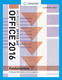 Illustrated MicrosoftOffice 365 and Office 2016 Fundamentals  9781305878945 Front Cover