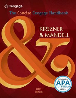 MindTap English, 1 Term (6 Months) Printed Access Card for Kirszner/Mandell's the Concise Cengage Handbook, 5th