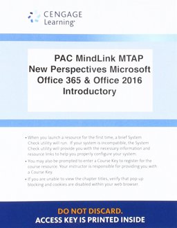 LMS Integrated MindTap Computing, 1 Term (6 Months) Printed Access Card for Carey/DesJardins/Oja/Parsons/Pinard/Romer/Ruffolo/Shaffer/Shellman/Vodnik's New Perspectives Microsoft Office 365 and Office 2016: Introductory