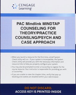LMS Integrated for MindTap Counseling, 1 Term (6 Months) Printed Access Card for Corey's Theory and Practice of Counseling and Psychotherapy and Case Approach, 10th
