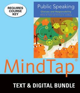 Bundle: Public Speaking, Loose-Leaf Version, 2nd + LMS Integrated for MindTap Speech, 1 Term (6 Months) Printed Access Card