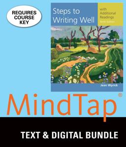 Steps to Writing Well With Additional Readings + Mindtap English, 1 Term 6 Month Printed Access Card:  9781305941694 Front Cover