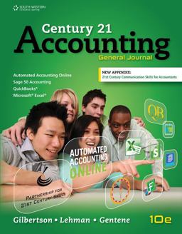 Century 21 Accounting General Journal, Copyright Update 10th 9781305947771 Front Cover