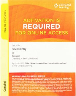 OWLv2, 4 Terms (24 Months) Printed Access Card for Campbell/Farrell/McDougal's Biochemistry, 9th