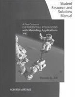 A First Course in Differential Equations With Modeling Applications:  9781305965737 Front Cover