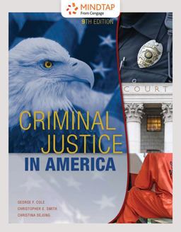 MindTap Criminal Justice, 1 Term (6 Months) Printed Access Card for Cole/Smith/Dejong's Criminal Justice in America, 9th