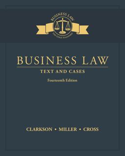 Business Law: Text and Cases  9781305967250 Front Cover