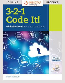 MindTap Medical Insurance and Coding, 2 Terms (12 Months) Printed Access Card for Green's 3-2-1 Code It!, 6th