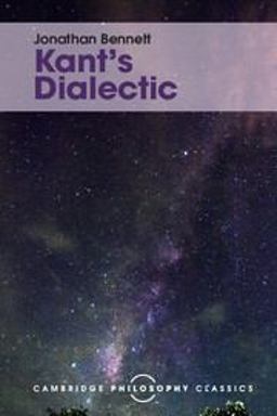 Kant's Dialectic  9781316506073 Front Cover