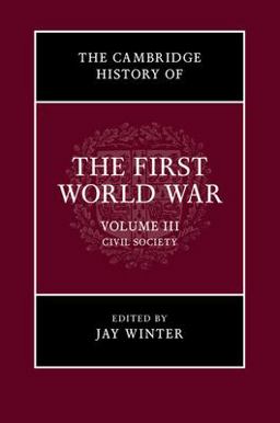 The Cambridge History of the First World War: Civil Society  9781316601433 Front Cover