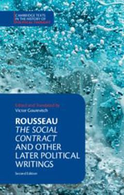 Rousseau: the Social Contract and Other Later Political Writings 2nd 9781316605448 Front Cover