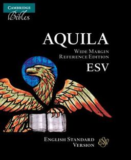 ESV Wide-Margin Reference Bible, Black Calf Split Leather, Red Letter Text, Es744: Xrm  9781316619834 Front Cover