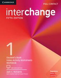 Interchange Level 1 Full Contact with Online Self-Study 5th 9781316623909 Front Cover