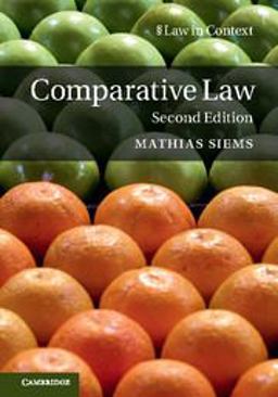 Comparative Law 2nd 9781316633557 Front Cover