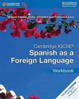 Cambridge IGCSEï¿½ Spanish As a Foreign Language Workbook  9781316635544 Front Cover