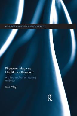 Phenomenology As Qualitative Research