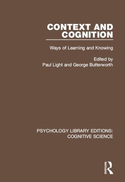 Context and Cognition Context and Cognition