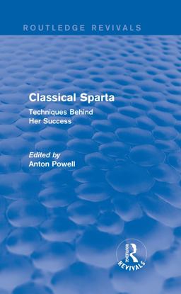 Classical Sparta (Routledge Revivals)