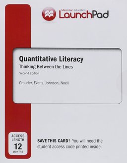 LaunchPad for Quantitative Literacy (2-Term Access)