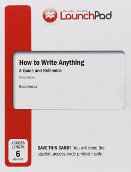 LaunchPad for How to Write Anything (Six Month Access)