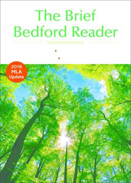 Brief Bedford Reader 13th 9781319031183 Front Cover