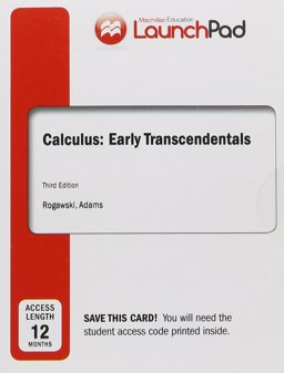 LaunchPad for Rogawski's Calculus: Early Transcendentals (2-Term Access)