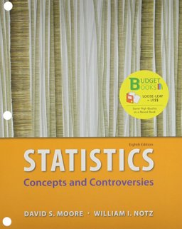 Loose Leaf Version for Statistics: Concepts and Controversies and EESEE Access Card 8e and LaunchPad for Moore's Statistics: Concepts and Controversies (12 Month Access) 8e