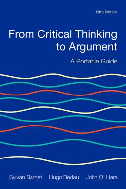 From Critical Thinking to Argument A Portable Guide 5th 9781319035440 Front Cover