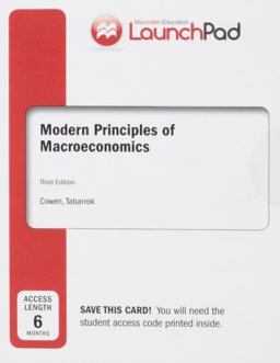 LaunchPad for Cowen's Modern Principles of Macroeconomics (Six Months Access)