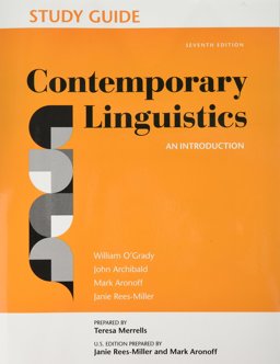 Study Guide for Contemporary Linguistics 7th 9781319040895 Front Cover