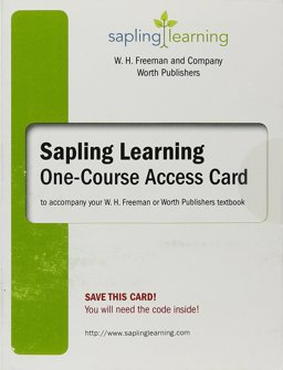 Sapling Homework and EBook for Quantitative Chemical Analysis (Single-Term Access)