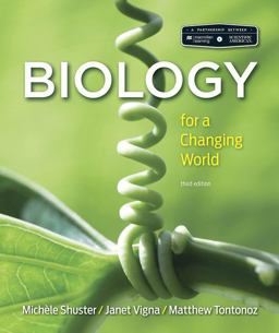 Scientific American Biology for a Changing World 3rd 9781319050573 Front Cover