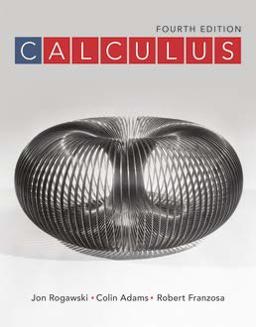 Calculus 4th 9781319050733 Front Cover