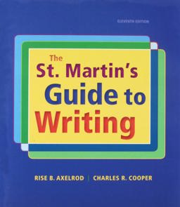 The St. Martin's Guide to Writing 11e and LaunchPad for the St. Martin's Guide to Writing 11e (Six Month Access)