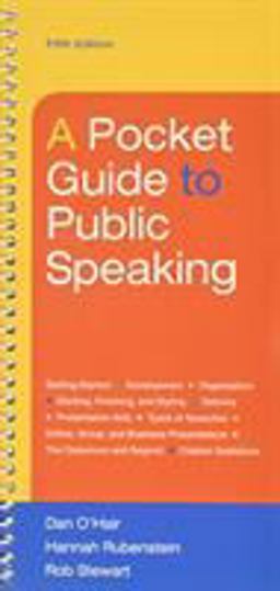 Pocket Guide to Public Speaking 5E & Launchpad (Six Month Access): 5th 9781319055349 Front Cover