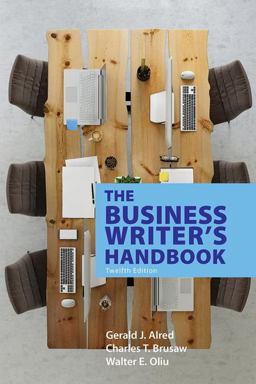 Business Writer's Handbook 12th 9781319058494 Front Cover