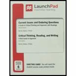 LaunchPad for Current Issues and Enduring Questions (1-Term Access)