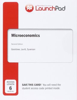 LaunchPad for Goolsbee's Microeconomics (Six-Month Access)