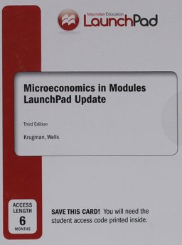 LaunchPad for Krugman's Microeconomics in Modules - Update (Six Month Access)
