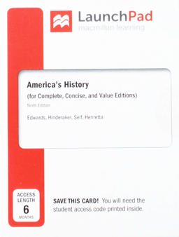 LaunchPad for America's History and America's History: Concise Edition (1-Term Access)