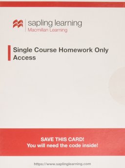 Sapling Learning Homework for Principles of Macroeconomics (Single-Term Access)