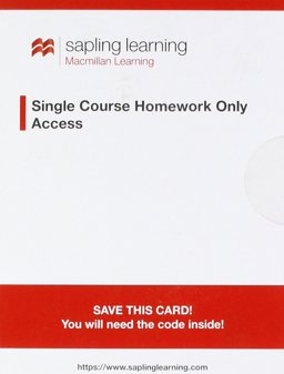 Sapling Learning Homework for Conceptual Physics (Single-Term Access)