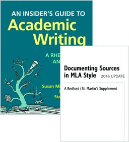 INSIDER'S GUIDE TO ACADEMIC WRIT.-W/MLA  9781319084585 Front Cover