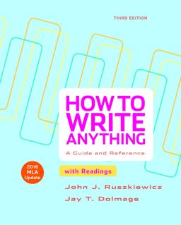 How to Write Anything with Readings with 2016 MLA Update