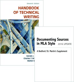Handbook of Technical Writing and Documenting Sources in MLA Style: 2016 Update