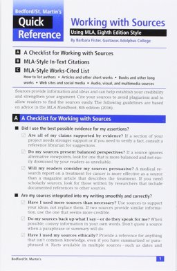 Quick Reference: Working with Sources