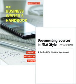 Business Writer's Handbook 11e and Documenting Sources in MLA Style: 2016 Update