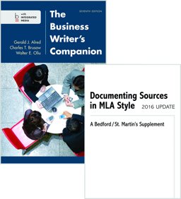 Business Writer's Companion 7e and Documenting Sources in MLA Style: 2016 Update